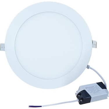 Borled 18w Günışığı Slim Led Panel 3000k Yuvarlak Alüminyum Kasa BL-S1-2016