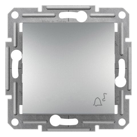 Schneider Asfora Alüminyum Zil Yaylı Anahtar Çerçevesiz - EPH0800161