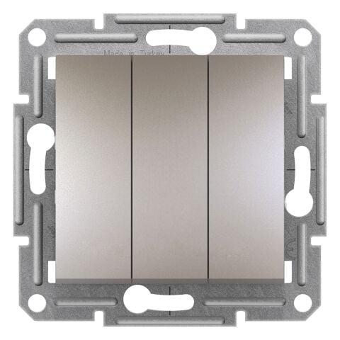 Schneider Asfora Plus Bronz Üçlü Anahtar Çerçevesiz - EPH2100169