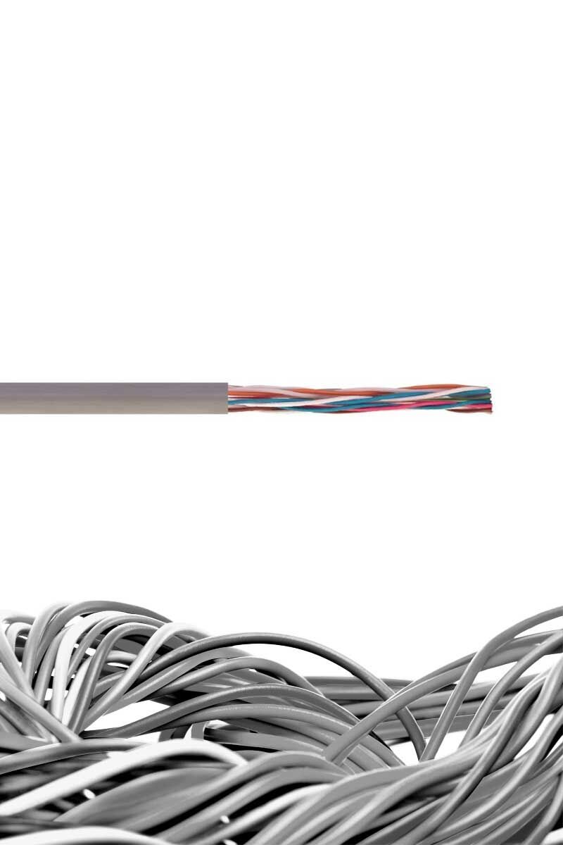 Reçber 2x2x0,50+0,50 PDV Telefon Kablosu 401019  (1 Metre)