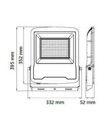 İnoled 150W Beyaz Işık 6500k Elegant Led Projektör IP65 5207-01