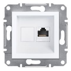 Schneider Asfora Beyaz RJ45 Tekli Data Cat-6 İnternet Prizi Çerçevesiz - EPH4770121