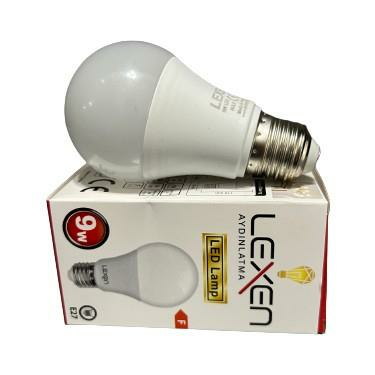 Lexen  9W Led Ampül Beyaz Işık E27 Duylu 6500k