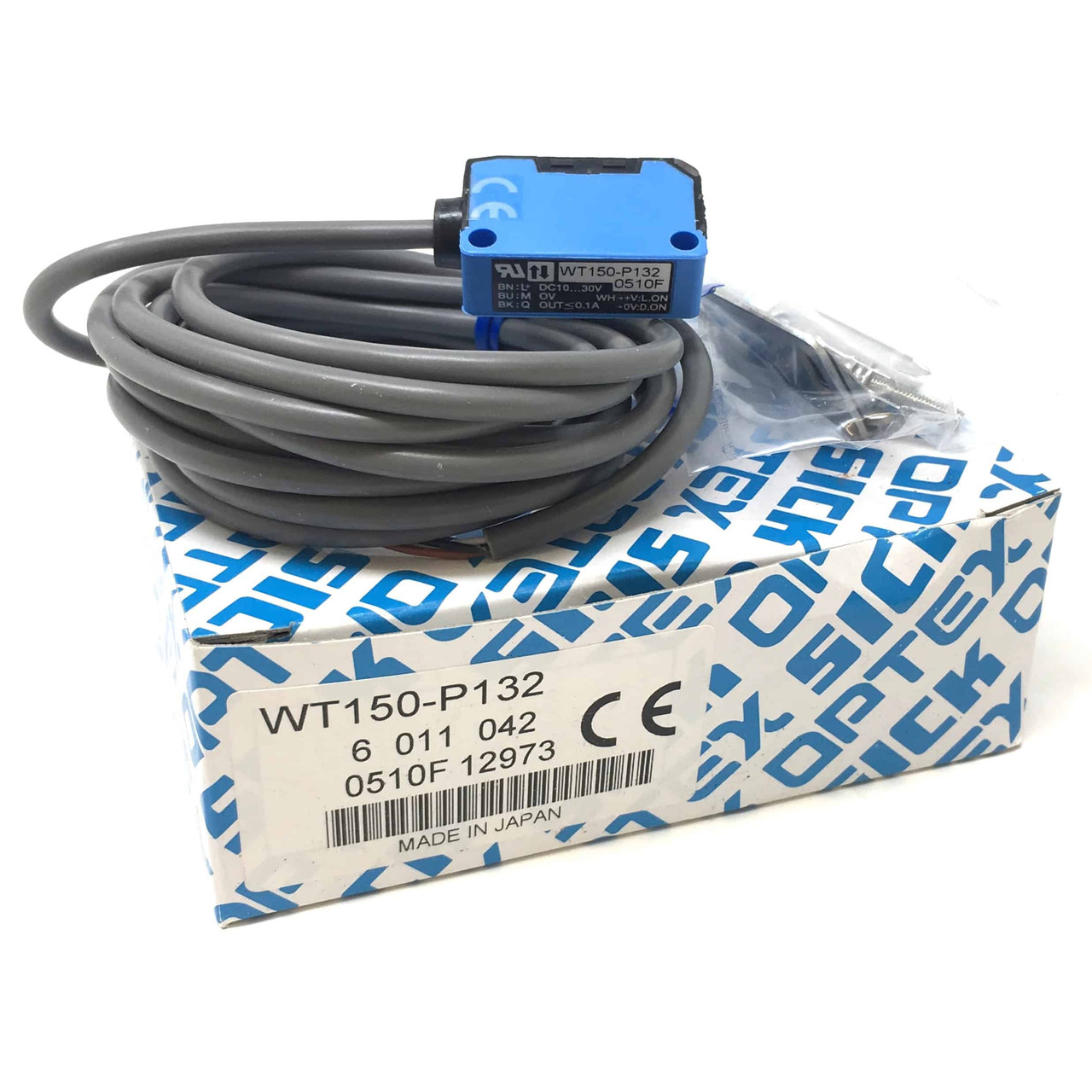 SICK WT150-P132 Fotoelektrik Sensör , W150 Serisi, Cisimden Yayılan, 250 mm, PNP, 10 V ila 30 V