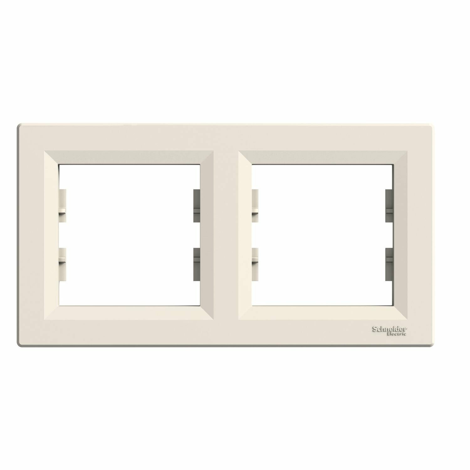 Schneider Asfora Krem İkili Çerçeve - EPH5800223