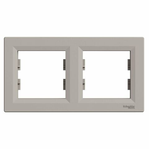 Schneider Asfora Plus Bronz İkili Çerçeve - EPH5800269