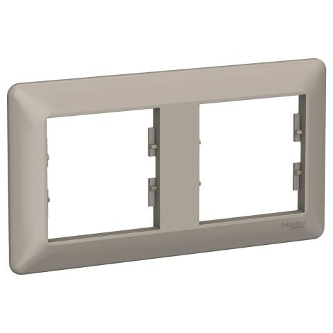 Schneider Asfora EM Plus Bronz İkili Çerçeve - EPH5805269