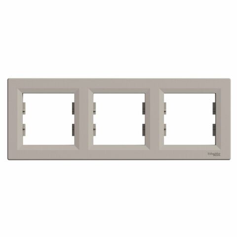 Schneider Asfora Plus Bronz Üçlü Çerçeve - EPH5800369