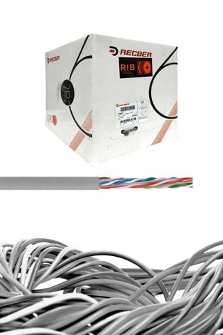Reçber SL400 U23 RIB Cat 6 U/UTP 4x2x23AWG Kablo 506019 ( 500 metre)