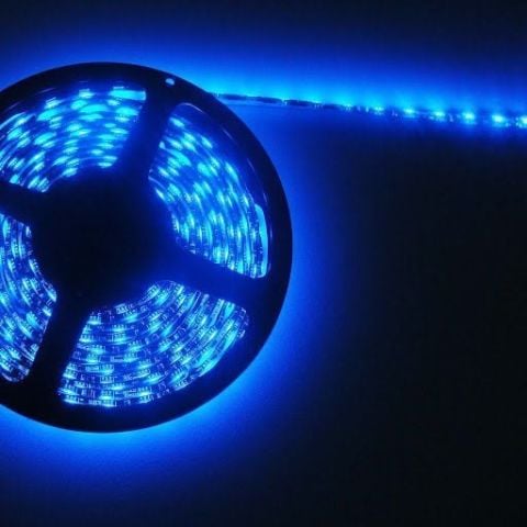 Cata 10 Çip Dış Mekan Slikonlu Led Şerit Mavi CT-4491 - 5 Metre