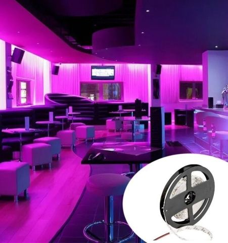 Cata 10 Çip İç Mekan Led Şerit Pembe CT-4470 - 5 Metre