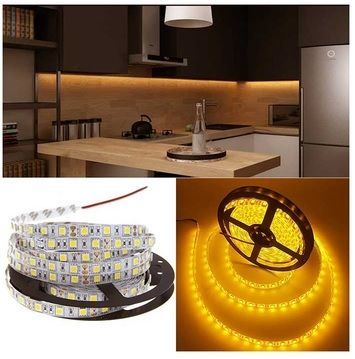 Cata 10 Çip İç Mekan Led Şerit Amber CT-4485 - 5 Metre