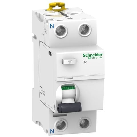 Schneider 2x63A 300 mA A9 Serisi Monofaze Kaçak Akım Rölesi MGA9R44263