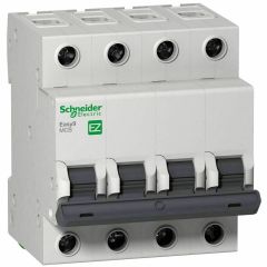 Schneider 4x50 Amper 4 Fazlı C Tipi 6kA Otomatik Sigorta EZ9F56450