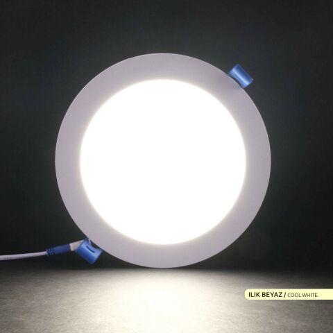 Ack 12w Ilık Beyaz 4000k Slim Led Panel Yuvarlak Alüminyum AP01-01210
