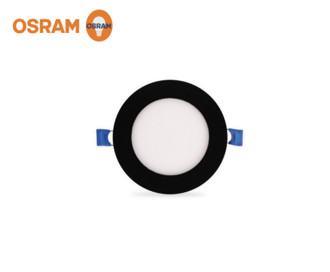 Ack 6w Ilık Beyaz 4000k Siyah Kasa Slim Led Panel Yuvarlak AP01-00611