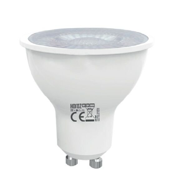 Horoz 6W Beyaz Işık 6400K GU10 LED Ampul Dimlenebilir Lensli VISION-6