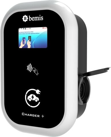 Bemis 22kW Araç Şarj İstasyonu Ekranlı Pano Prizli Tak Çalıstır Model (BEV-1516-4304)