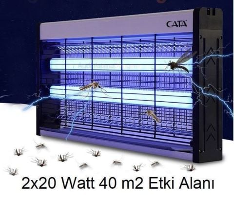 Cata Sinek Armatürü 2x20w 40 Metre Ct-9401