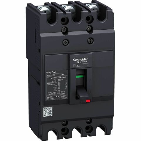Schneider 100A 30kA 3 Kutuplu 380V AC Kompakt Şalter EZC100H3100