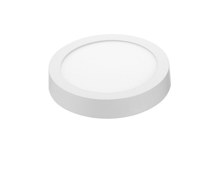 Horoz 12w Led Panel Sıva Üstü Yuvarlak Beyaz Kasa Beyaz Işık Caroline-12