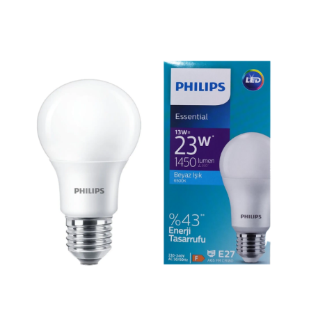 Philips 13W Beyaz Işık E27 ESS LEDBulp Led Ampul 1450 Lümen - 10 Adet