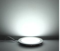 İnoled 12w Beyaz Işık Slim Led Panel Yuvarlak Alüminyum 2712-01