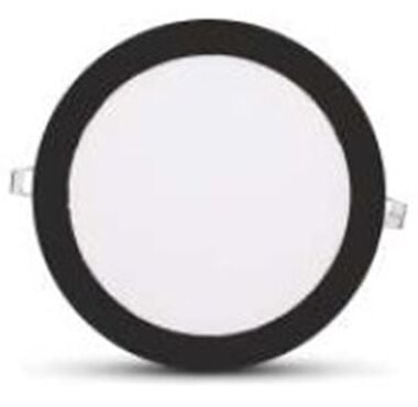 İnoled 3w Beyaz Işık Siyah Kasa Slim Led Panel Yuvarlak 2803-01
