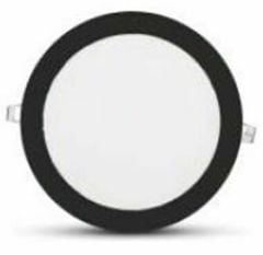 İnoled 6w Beyaz Işık Siyah Kasa Slim Led Panel Yuvarlak 2806-01