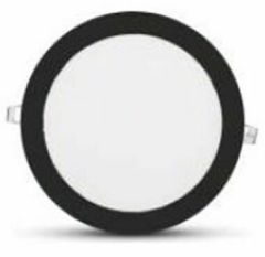 İnoled 9w Günışığı Siyah Kasa Slim Led Panel Yuvarlak 2809-02
