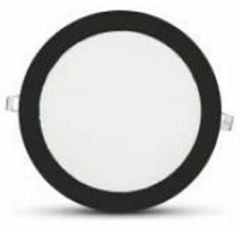 İnoled 18w Günışığı Siyah Kasa Slim Led Panel Yuvarlak 2818-02