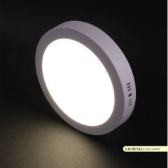 İnoled 24w Ilık Beyaz 4000k Sıva Üstü Led Panel Yuvarlak 2752-03