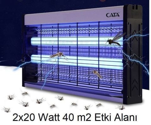 Cata Sinek Armatürü 2x8w 20 Metre Ct-9404