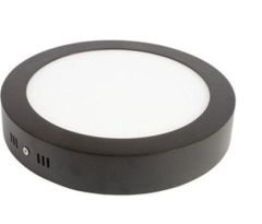 İnoled 18w Günışığı Siyah Kasa Yuvarlak Sıva Üstü Led Panel 2771-02