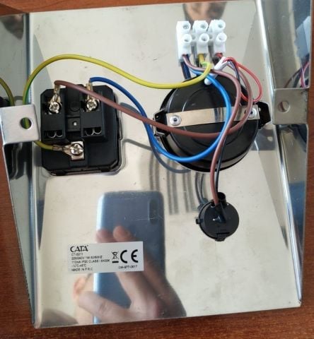Cata 1 Watt Beyaz Işık Prizli Tezgah Aydınlatma CT-5211