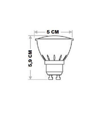 Cata 5W Beyaz Işık Led Çanak Ampül GU10 Ct-4240b