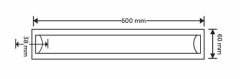 İnoled 60 cm 20w Günışığı 3300k Etanj Led Bant Armatürü 2912-02