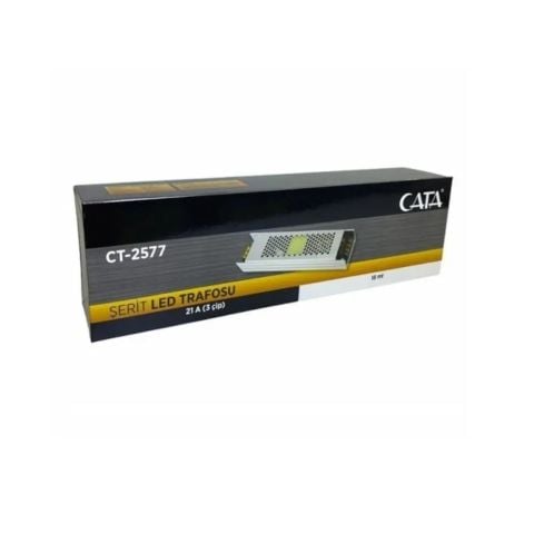 Cata 250W 21 Amper Şerit Led Trafosu Slim Fansız ct-2577