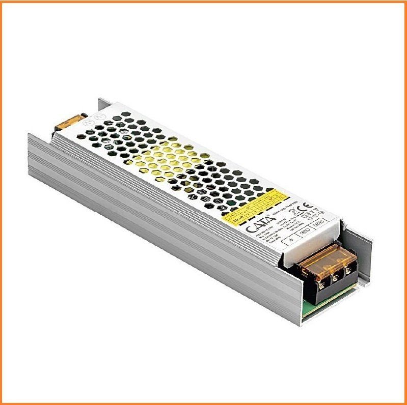 Cata 150W 12.5 Amper Şerit Led Trafosu Slim Fansız  ct-2560