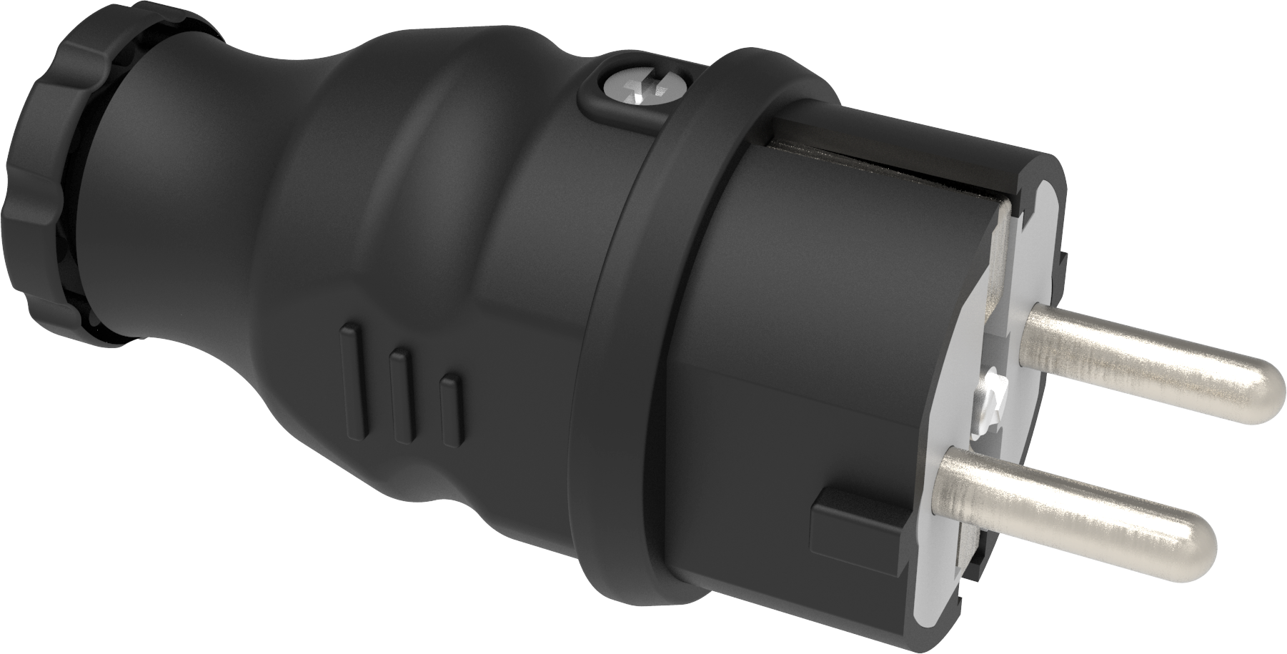Bemis Kauçuk Düz Fiş 1x16 Amper 220 Volt BK1-1402-2011