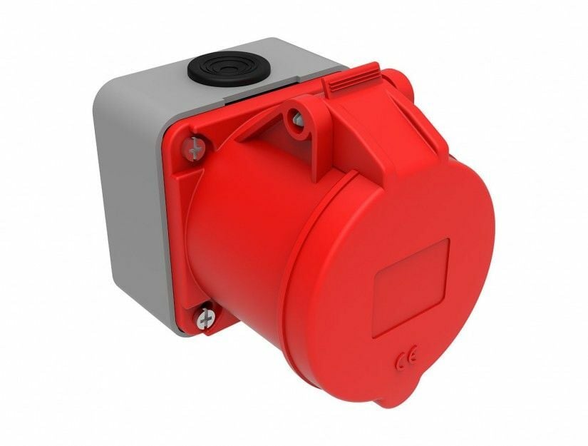 Bemis 5X32A Duvar Prizi IP 44 380 Volt BC1-3505-2510