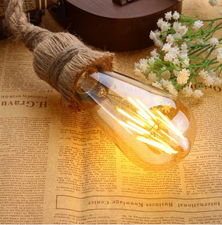 Cata 6W Amber Dimlenebilir Rustik Led Ampul E27 Duylu ct-4313