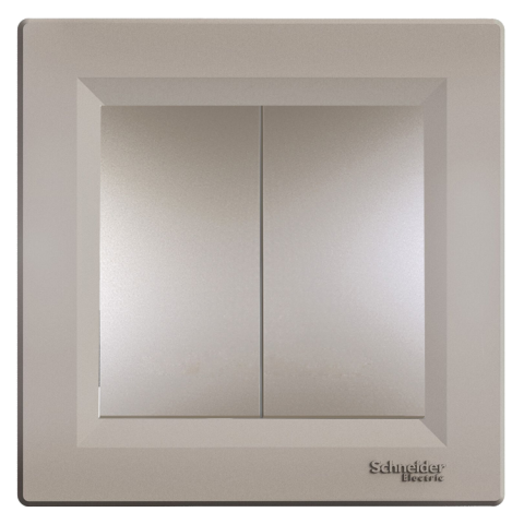 Schneider Asfora Plus Bronz İkili Anahtar Komütatör Çerçeveli - EPH0300169