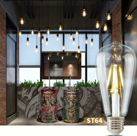 Cata 8W Sarı Işık Günışığı Uzun Filament Led Ampul E27 Duylu ct-4353g
