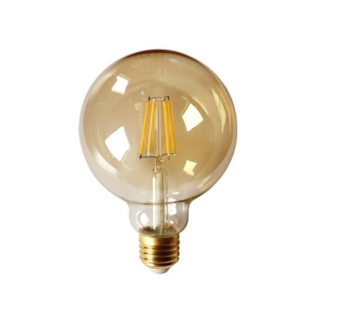 Cata 6W Rustik  Led Ampul G-95 Glop Filament E27 Duylu ct-4286