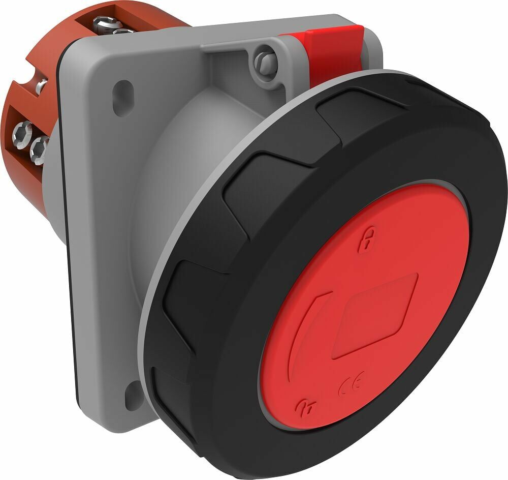 Bemis 5X125A 45 Derece Eğik Makine Prizi IP 67 380 Volt BC1-6505-7420