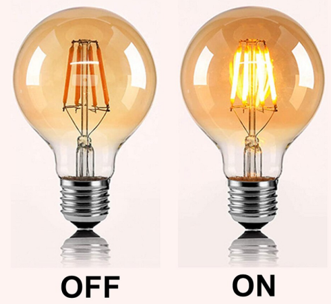 Cata 6W Rustik Led Ampul G-125 Glop Filament E27 Duylu ct-4287