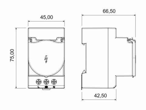 Bemis Ray Tipi Pano Prizi 220 Volt BR1-1402-2711