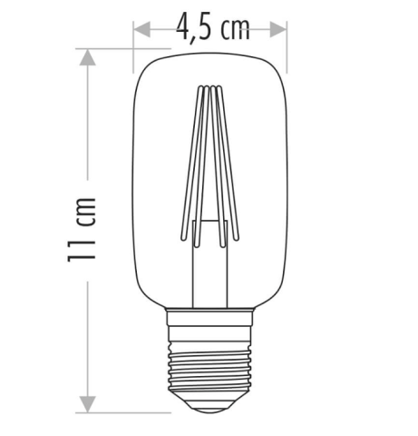 Cata 4W Rustik  Led Ampul E27 Duylu ct-4298