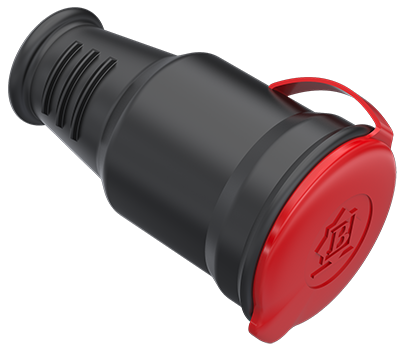 Bemis 3x25A Kauçuk Uzatma Prizi 380 Volt IP44 BK1-2504-4314